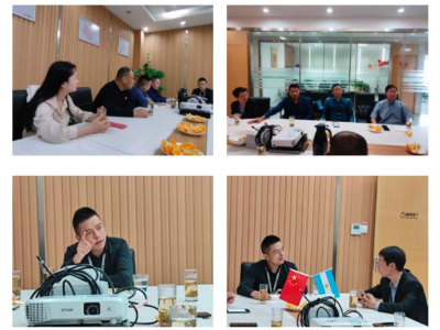 苏州外贸中小企业促进会党支部活动-走访苏州蜜桃AV一区二区无码热敏纸有限公司